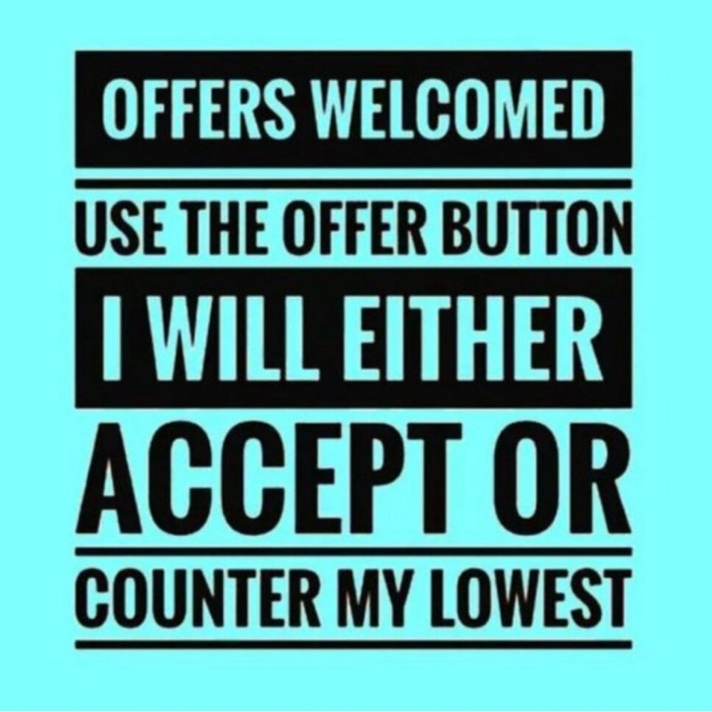 Reasonable offers welcome!